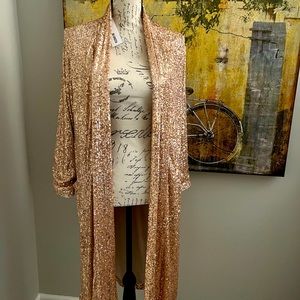 BB Dakota sequin duster xs